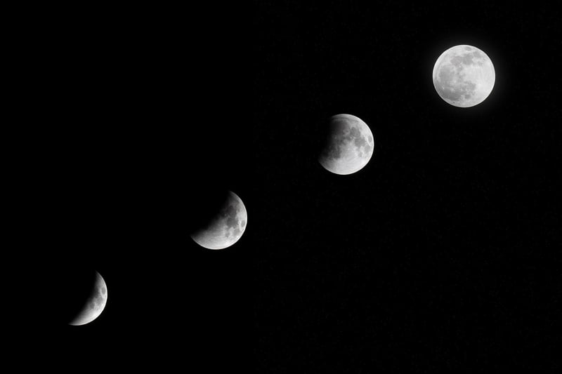 Moon phase backdrops
